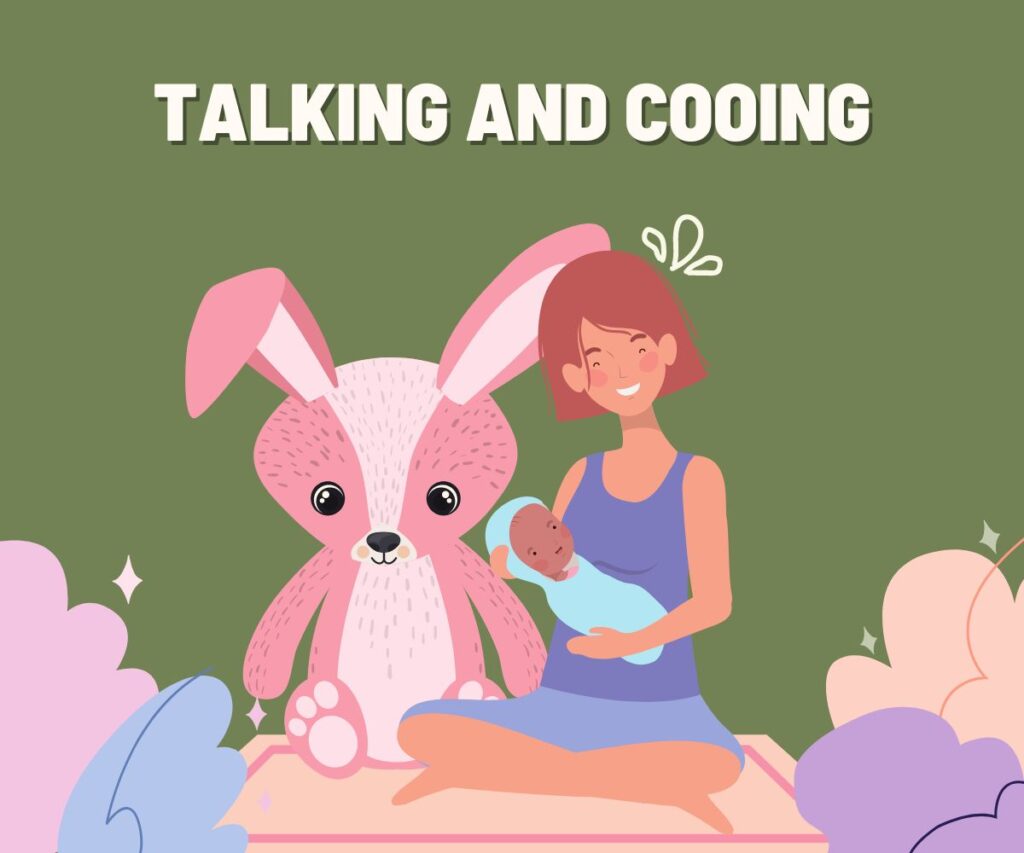 talking and cooing