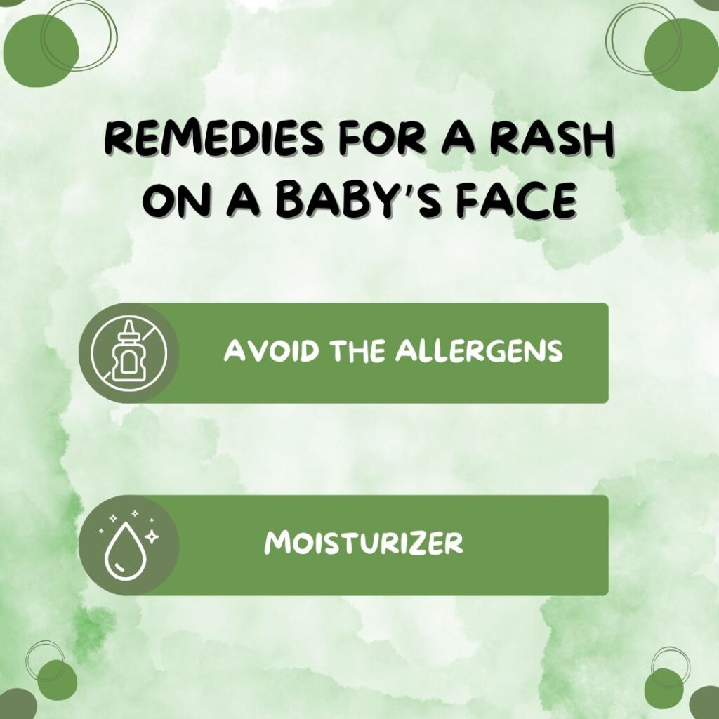 remedies for the rash on babys face